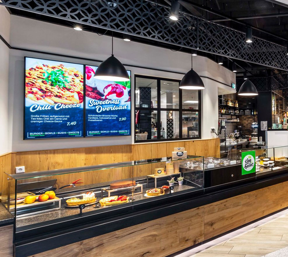 Digital Signage in der Gastronomie.